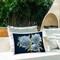 Stupell Industries Blue Toned Hydrangeas Trio Outdoor Printed Pillow, design by Janice Gaynor, 14 x 7 x 20